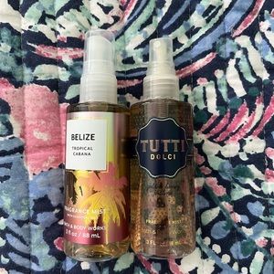 Mini Bath and Body Works Spray Bundle